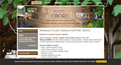 Desktop Screenshot of hostinec-obora.cz